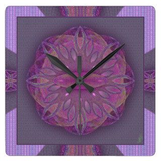 Creation Mandala Wall Clocks