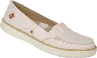Womens Dr. Scholls Waverly   White Fabric Slip on Shoes