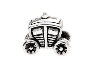 Authentic Silverado Sterling Silver Princess Carriage Bead for Charm Bracelet: Finejewelers: Sports & Outdoors