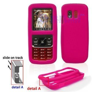 Samsung M540 RANT Trans. Hot Pink Silicon Skin Case : Office Supplies : Office Products