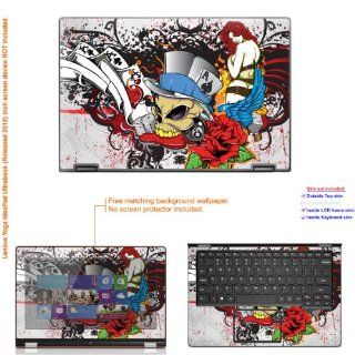 Decalrus   Matte Decal Skin Sticker for LENOVO IdeaPad Yoga 11 11S Ultrabooks with 11.6" screen (IMPORTANT NOTE compare your laptop to "IDENTIFY" image on this listing for correct model) case cover Mat_yoga1111 137 Computers & Accessor