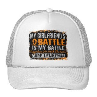 My Battle Too 2 Leukemia Girlfriend Trucker Hat