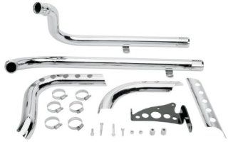 SuperTrapp Road Legends X Pipes Exhaust System   Chrome Plated , Color: Chrome 138 71440: Automotive