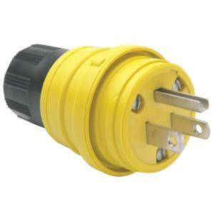 Pass & Seymour 15 Amp 125 Volt with Watertight Plug 14W47 at The Home Depot