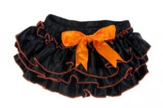 judanzy Satin Halloween Baby Ruffle Bloomer Diaper Cover for Baby Girls (Small 6 24 Months): Clothing