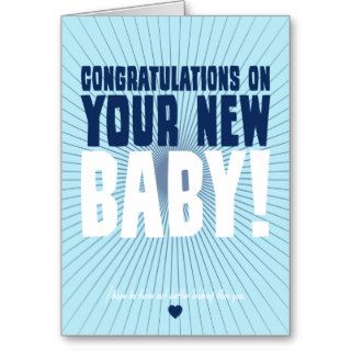 Congratulations on Your New Baby Cards