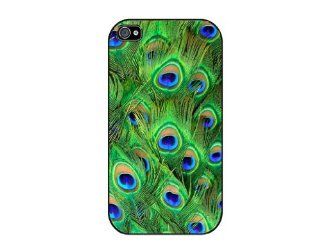 Beautiful Peacock Feather Fit Apple Iphone 4/4s Case Cover on the Black or White Case,hard Plastic Case or Rubber Case Cell Phones & Accessories