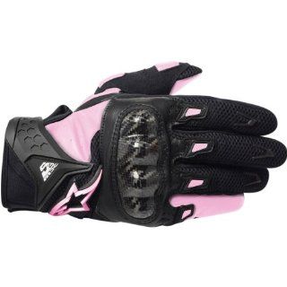 Alpinestars Stella SMX 2 Air Carbon Womens Gloves , Gender: Womens, Distinct Name: Black/Pink, Primary Color: Black, Size: XS, Apparel Material: Textile 3517712 139 XS: Sports & Outdoors
