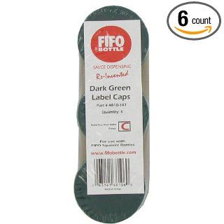FIFO 4810 141 Dark Green Label Cap for FIFO Squeeze Bottles   6 / PK: Industrial & Scientific