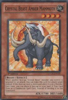 Yu Gi Oh!   Crystal Beast Amber Mammoth (LCGX EN159)   Legendary Collection 2   1st Edition   Common: Toys & Games
