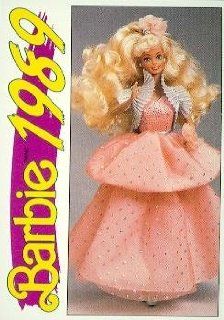 Peach Pretty Barbie, K Mart Exclusive trading card (1989) 1991 Panini Another First for Barbie #163: Entertainment Collectibles