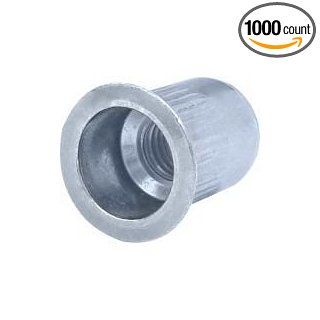 Ribbed "L" Series Rivet Nuts   Material: Stainless Steel, Thread Size: 1/4 20 UNC, Grip Range: .027 .165, 1000 Piece Box: Industrial & Scientific