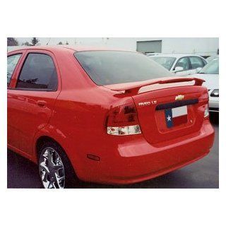 Chevrolet Aveo 2004 06 Sedan Custom Rear Spoiler With Light Unpainted Primer: Automotive