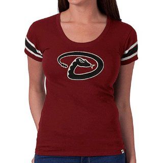 Arizona Diamondbacks Women's Off Campus Scoop Neck T Shirt by '47 Brand : Sports Fan T Shirts : Sports & Outdoors