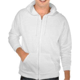 Plain White American Apparel California Hoodie M