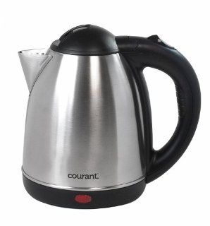 Courant 1.5 Liter Stainless Steel Cordless Electric Kettle Kec151s (1.5 Liter): Kitchen & Dining