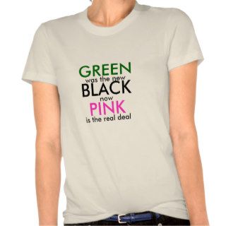 Green Black Pink T shirts
