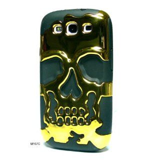 Basicase ™ Golden Devil Skull Gothic Punk Relief Soft Silicone Cover Case for Samsung Galaxy SIII S3 i9300 M167C: Cell Phones & Accessories