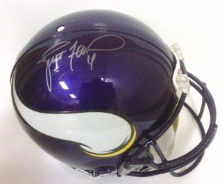 Minnesota Vikings Brett Favre Autographed Authentic Proline Helmet at 's Sports Collectibles Store