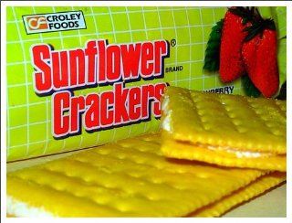 Crodley Foods   Sunflower Crackers   strawberry Cream Sandwich   7 oz / 189 g   Product of the Philippines : Packaged Sandwich Snack Crackers : Grocery & Gourmet Food