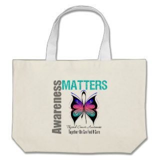 Thyroid Cancer Awareness Matters Canvas Bags