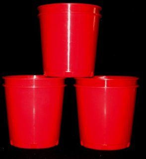 3 Red Church Offering Buckets, Ice Buckets, 176 Ounce Plastic Container, Mfg. USA Lead Free Food Safe No BPA, Free Shipping. : Other Products : Everything Else
