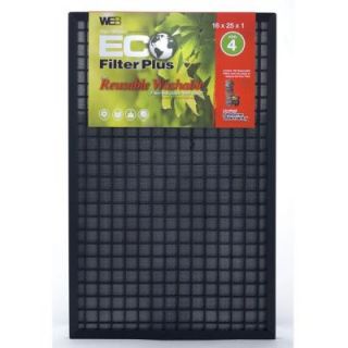 Web 16 in. x 25 in. x 1 in. Furnace/AC FPR 4 Air Filter WP1625FPR