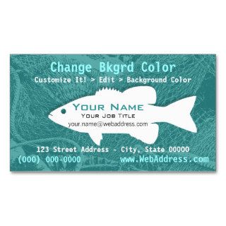 Smallmouth Bass Fish Business Card