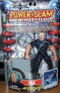 Power Slam WCW Wrestlers "HAK": Toys & Games
