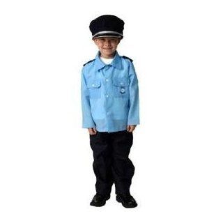 91001 Policeman Career Dressup Play Halloween Boy Costume 4/: Health & Personal Care