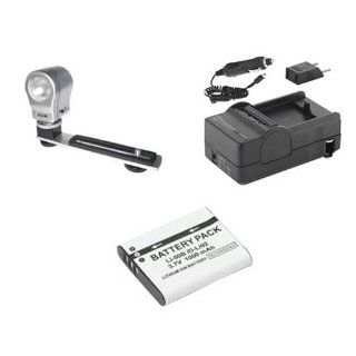 Olympus Stylus SZ 15 Digital Camera Accessory Kit includes: SDLI50B Battery, SDM 192 Charger, ZE VLK18 On Camera Lighting : Camera & Photo