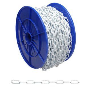 Campbell 0714087 Hobby/Craft Decorator Chain on Reel, Dimpled White Finish, #40 Trade, 0.079" Diameter, 197' Length, 12 lbs Load Capacity: Pulling And Lifting Chains: Industrial & Scientific