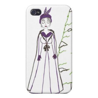 Jane Austen's Creepy Christmas iPhone 4 Cover