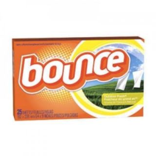 Bounce Outdoor Fresh Scent Fabric Softener Sheets (160 Count Box, Case of 6) PGC 80168