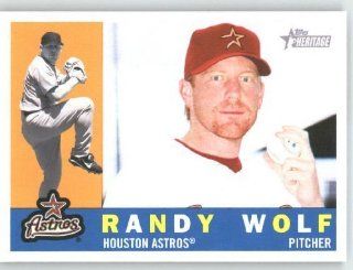 Randy Wolf   Houston Astros   2009 Topps Heritage Card # 209   MLB Trading Card Sports Collectibles
