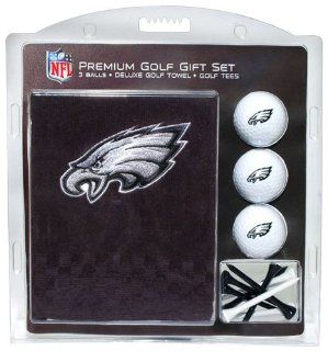 NFL Philadelphia Eagles Embroidered Golf Towel (3 Golf Balls/12 Tee Gift Set) : Gift Set Men : Sports & Outdoors
