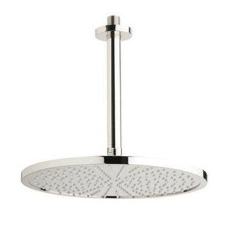 Phylrich K83224J 24J Satin Jewelers Gold Bathroom Faucets 12" Round Ceiling Mount Shower Head & Arm   Showerheads  