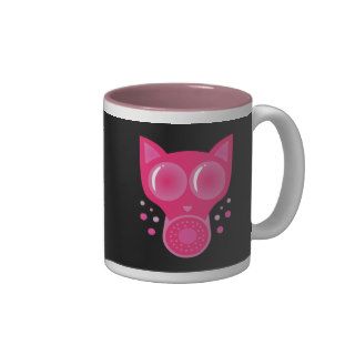 Pink Cat Gas Mask Mug