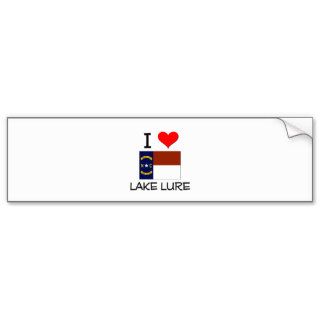 I Love Lake Lure North Carolina Bumper Stickers