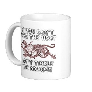 Tickle The Dragon Funny Mug Humor