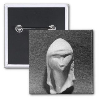 Head of a Woman known as Venus of Brassempouy Pinback Button