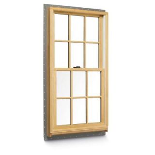 Andersen 400 Series Tilt Wash Double Hung Windows, 37 5/8 in. x 56 7/8 in., Pine Interior, Low E4 Glass, SDL Colonial Grilles 9117172
