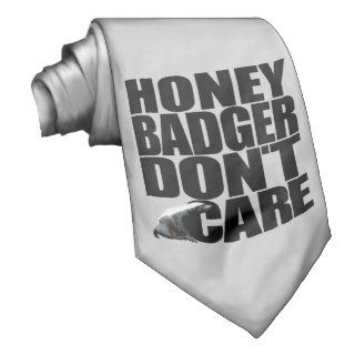 Honey Badger Customizable Background Tie