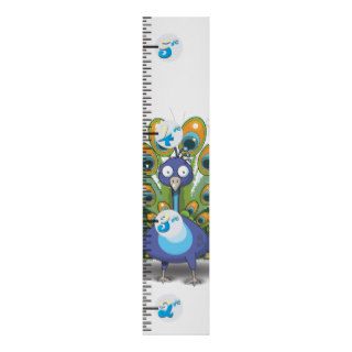 Peacock Growth chart. Poster