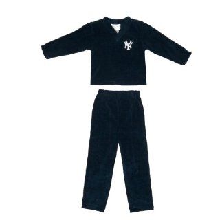 2Pcs:MLB New York Yankees Boys Or Girls Sleepwear Pajama Top & Pants Set 4 Dark Blue : Infant And Toddler Sports Fan Apparel : Sports & Outdoors