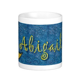 Abigail Personalized Celestial Coffee Mugs