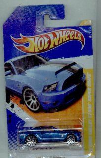 Hot Wheels 2011 3/244 New Models 3/50 BLUE '10 Ford Shelby GT 500 Super Snake 1:64 Scale: Toys & Games