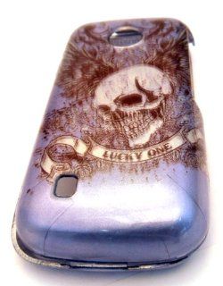 Lg Beacon Mn270 Blue Wing Skull Design Hard Case Cover Skin Protector Metro PCS mn 270: Cell Phones & Accessories