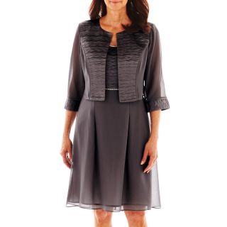 Dana Kay Embellished Satin Trim Dress, Womens