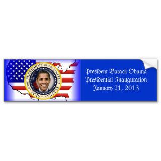 Barack Obama 2013 Presidential Inauguration Bumper Sticker